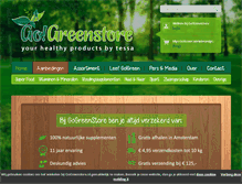 Tablet Screenshot of gogreenstore.nl
